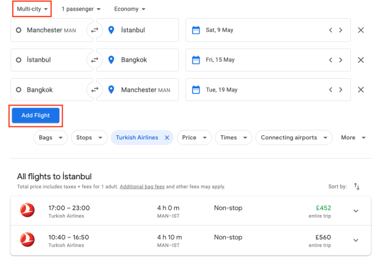 How to Find & Book Cheap Multi-City Flights